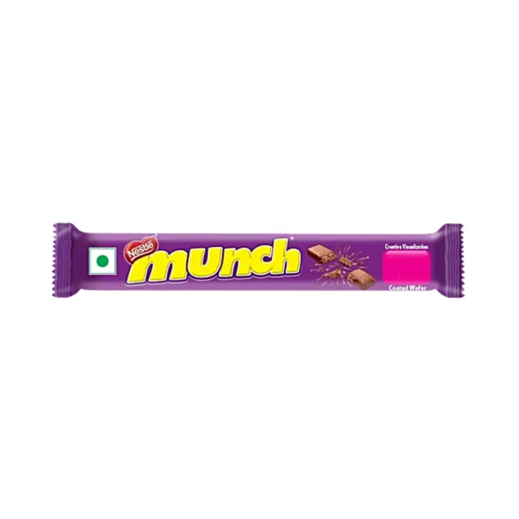 NESTLÉ MUNCH CHOCOLATE COATED CRUNCHY WAFER BAR 10.4 GM