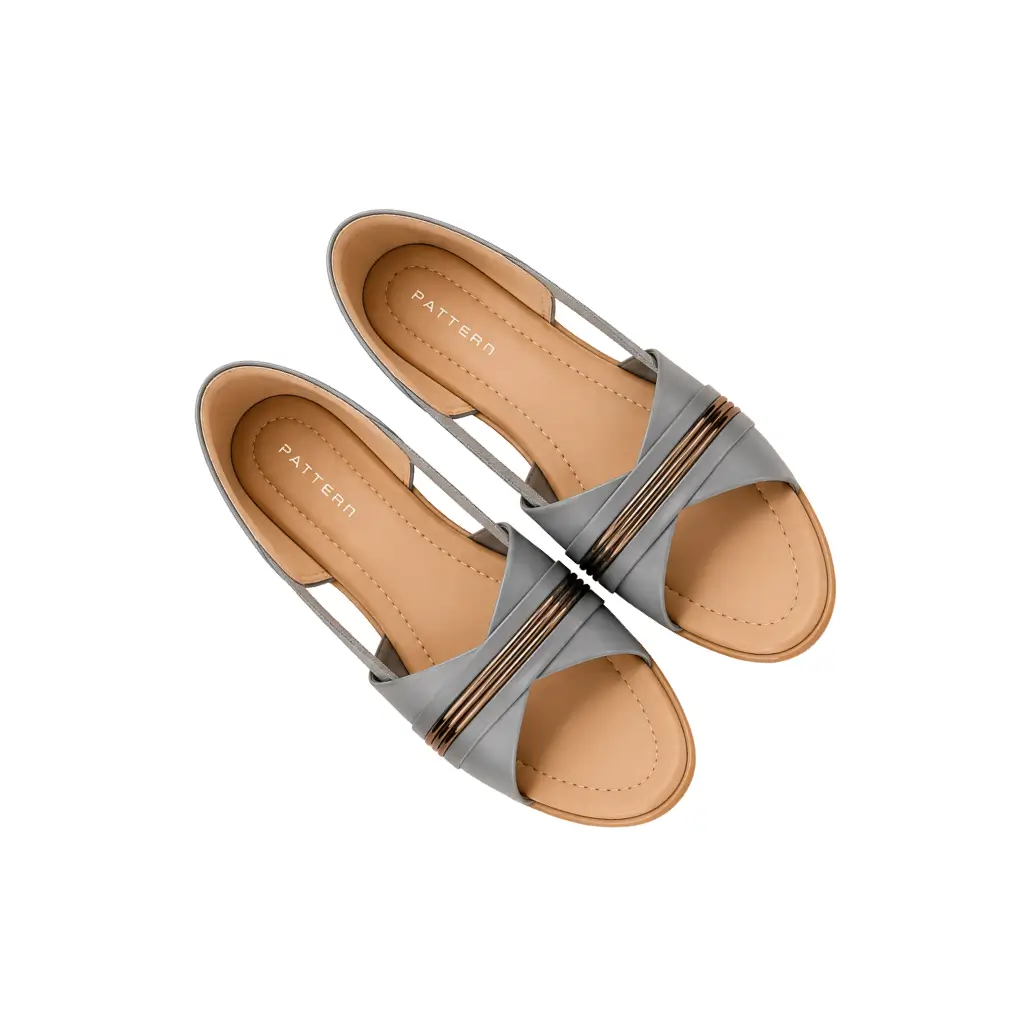 PATTERN FOOTWEAR GREY KL47-8016