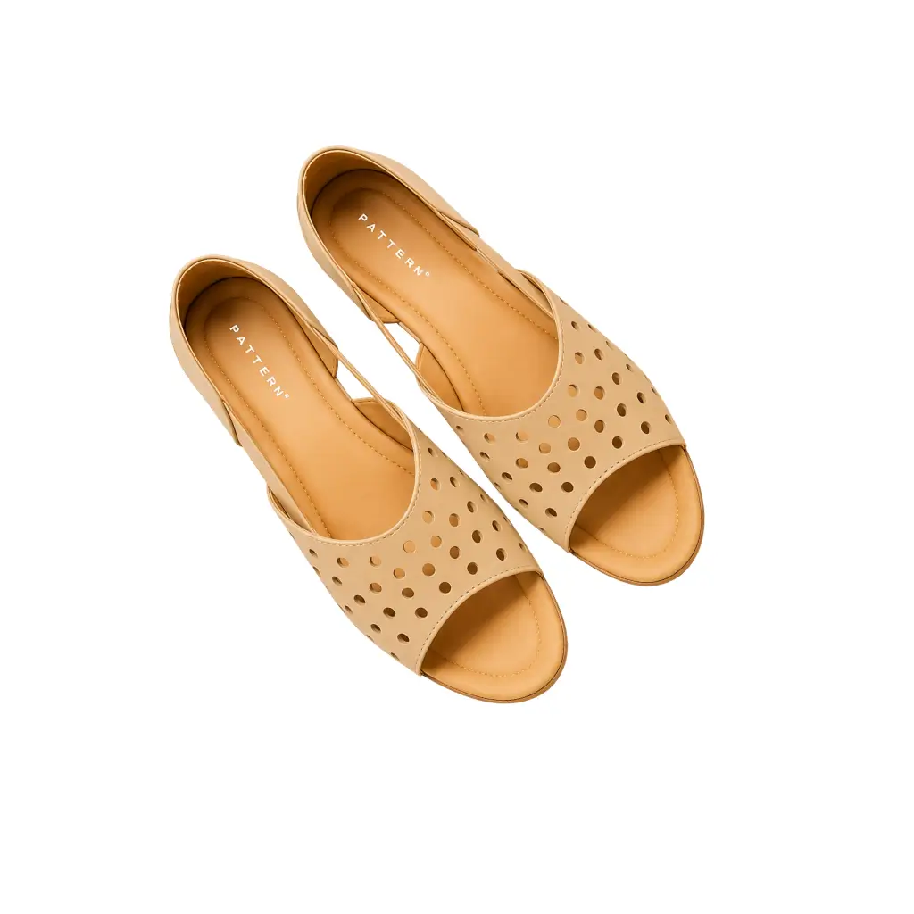 PATTERN FOOTWEAR BEIGE KL70-8034