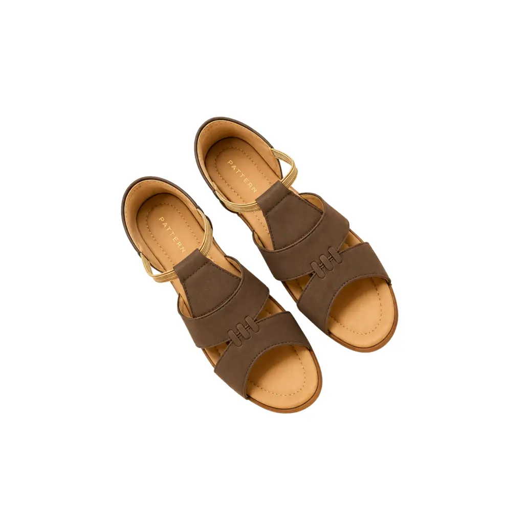PATTERN FOOTWEAR BROWN KL47-8014