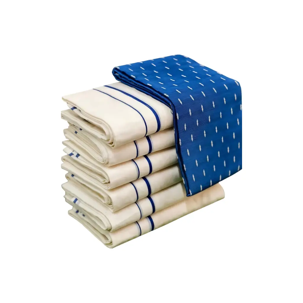 Puliyirakara Set Mundu with blouse pure cotton