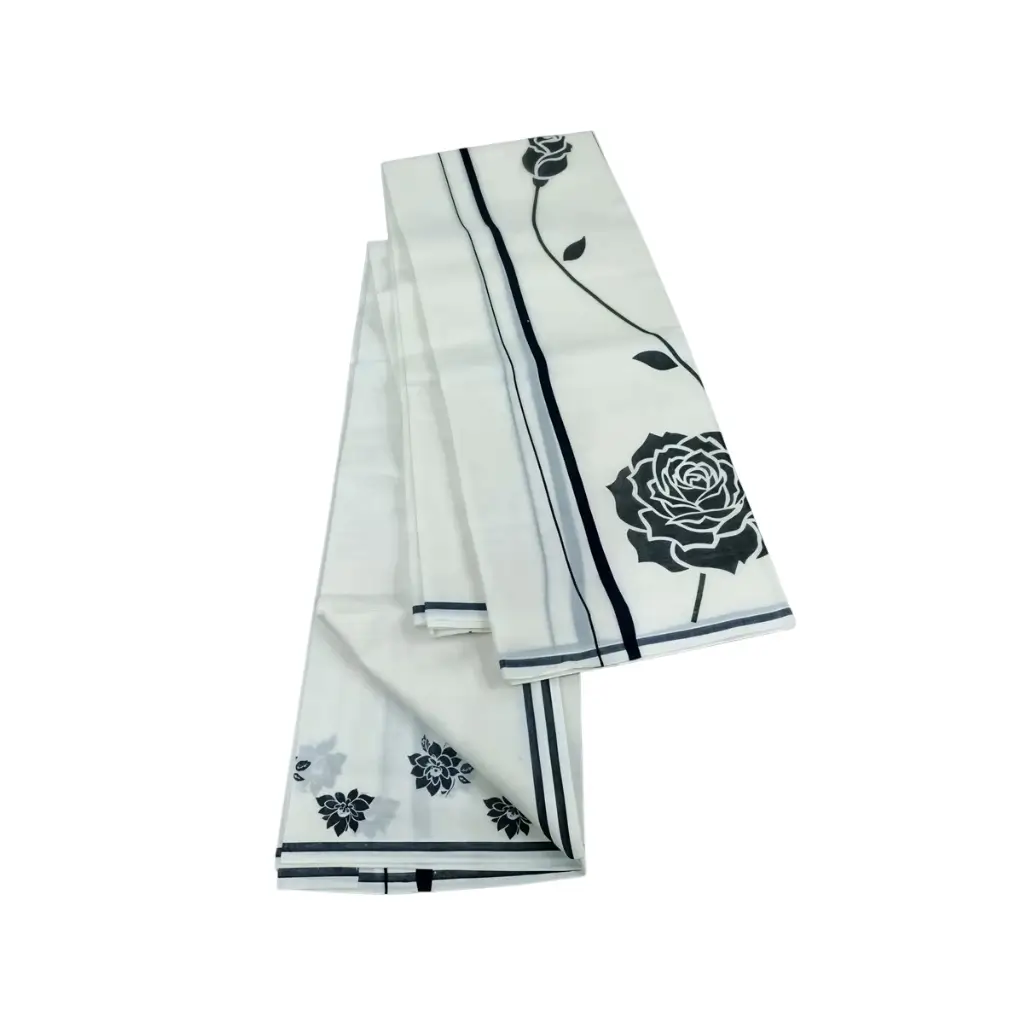 Puliyirakara set mundu with new trend exclusive model