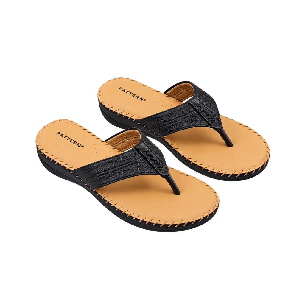 PATTERN FOOTWEAR BLACK HL01-7171