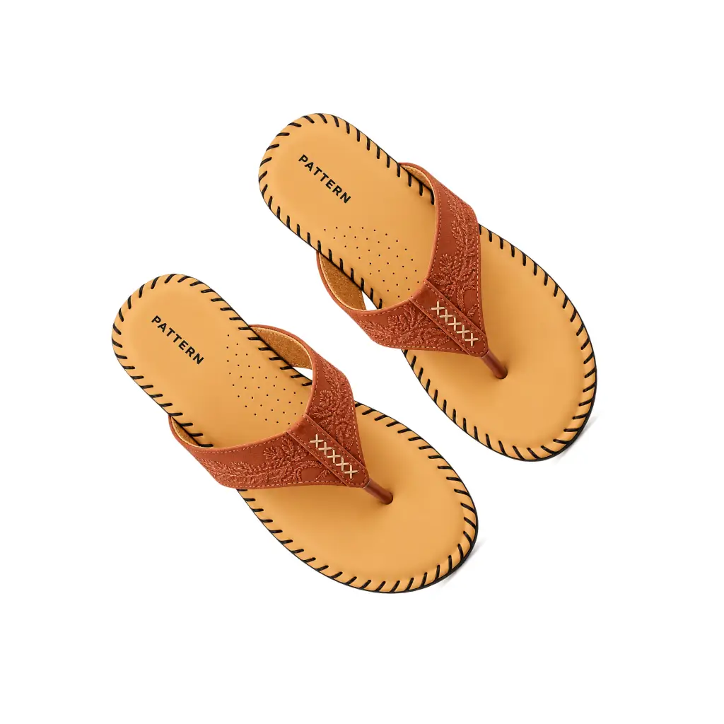 PATTERN FOOTWEAR TAN HL01-7171