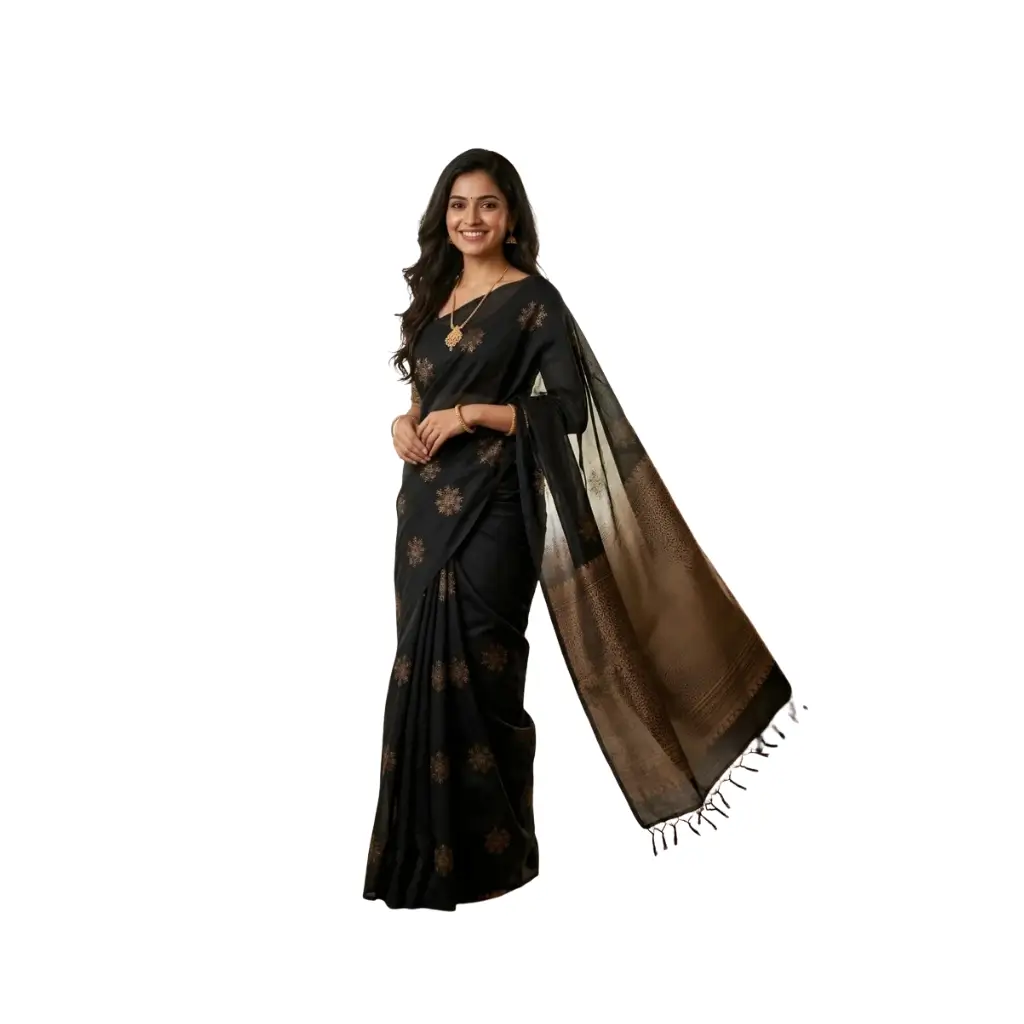 Pure Cotton Silk light weight Saree best for Summer office wear