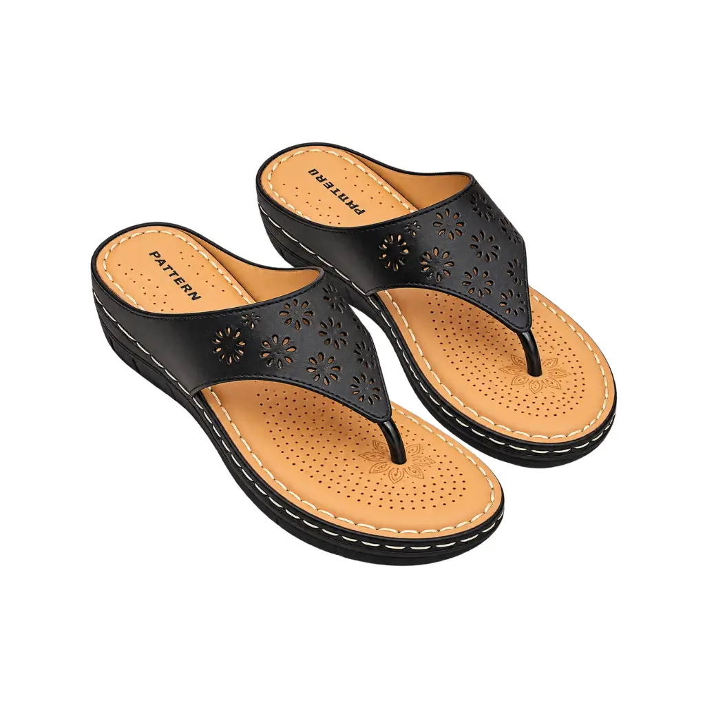 PATTERN FOOTWEAR BLACK HL01-7060