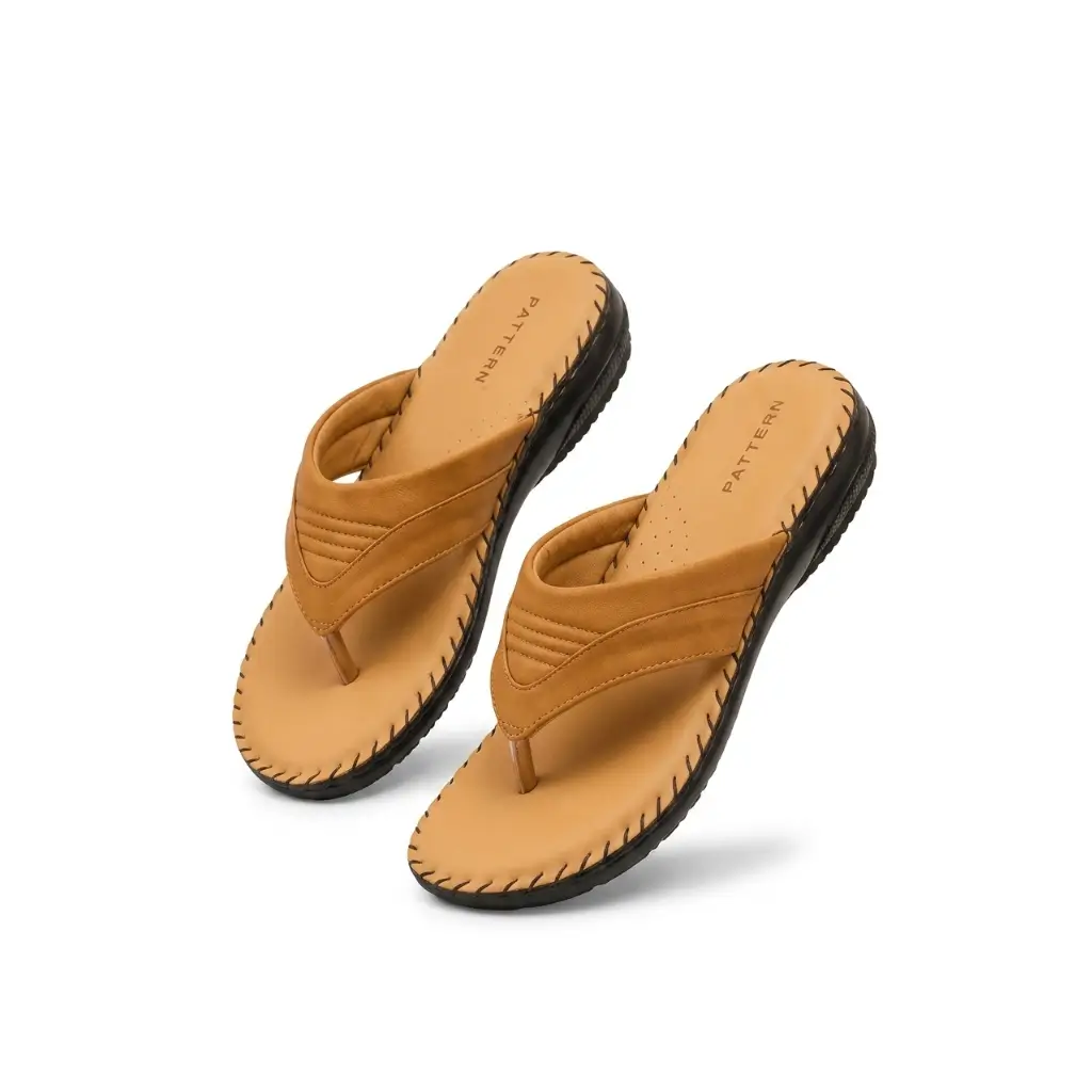 PATTERN FOOTWEAR TAN HL01-7050