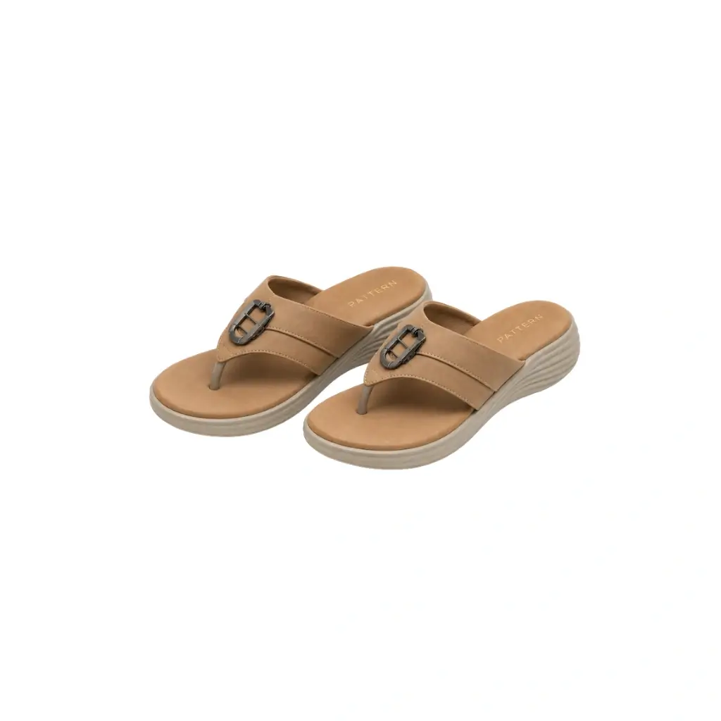 PATTERN FOOTWEAR TAUPE KL66-A056