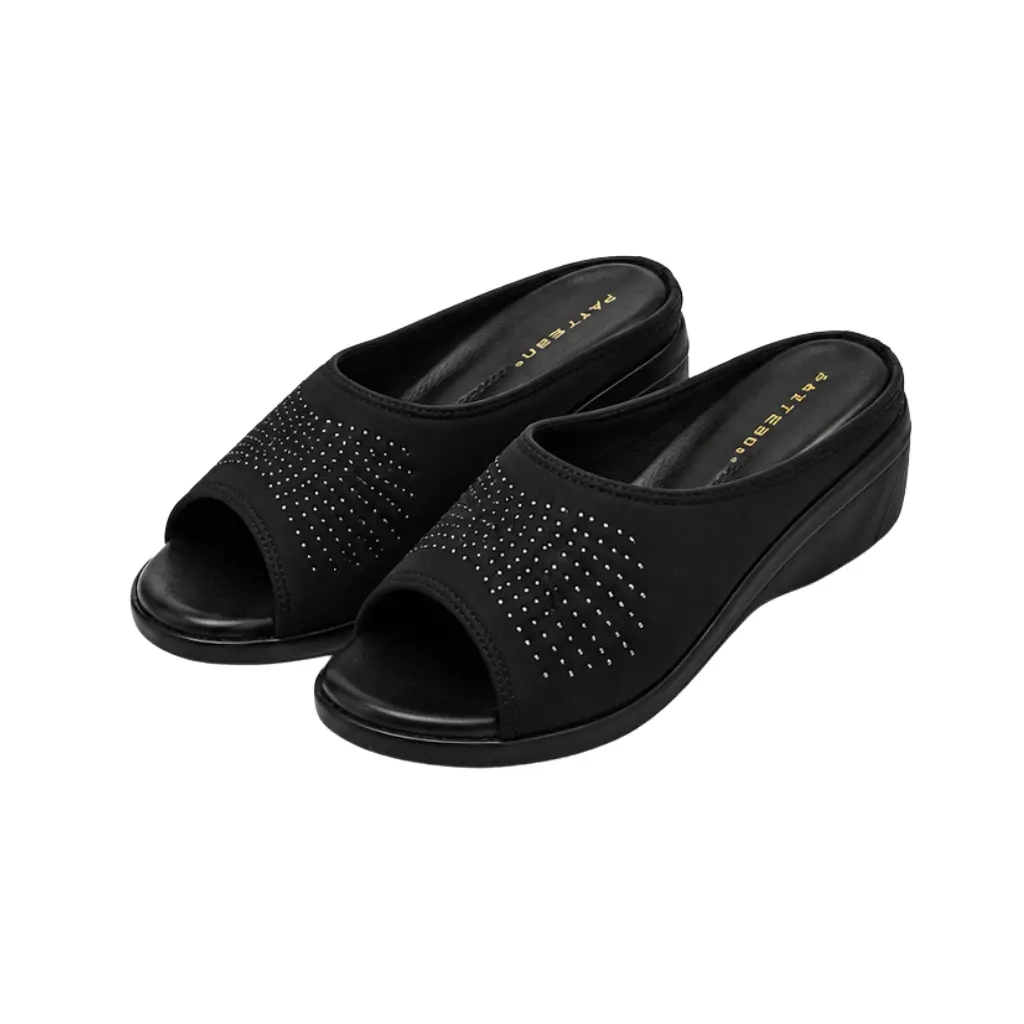 PATTERN FOOTWEAR BLACK HL01-9560