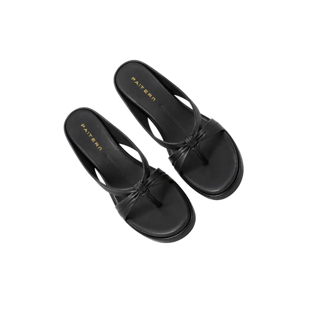 PATTERN FOOTWEAR BLACK KL12-9125