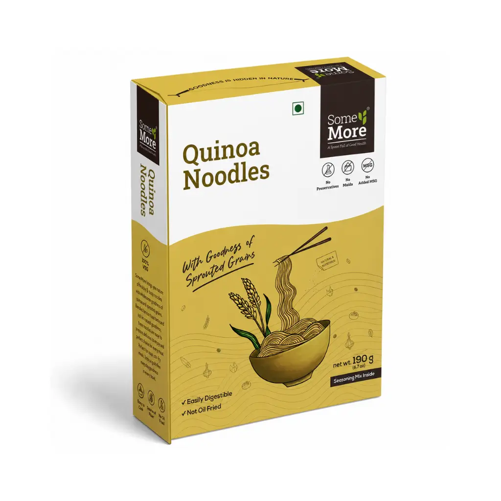 SOME MORE FOODS QUINOA MILLET HAKKA NOODLES 190 GM