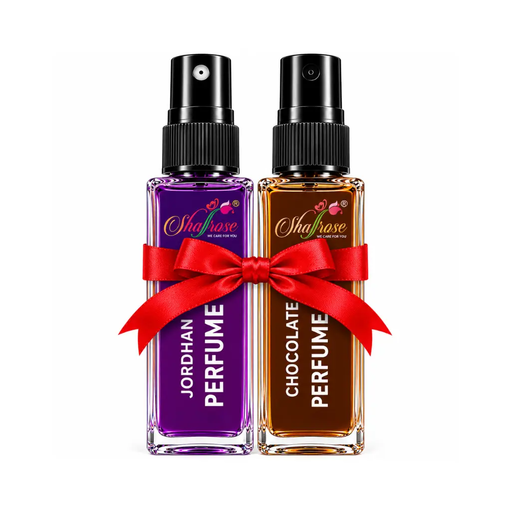 SHAFFROSE JORDHAN & CHOCOLATE POCKET PERFUME COMBO
