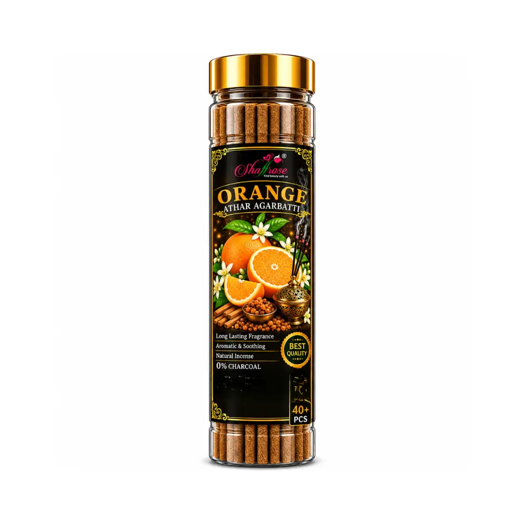 SHAFFROSE ORANGE ATHAR AGARBATTI 40 NOS