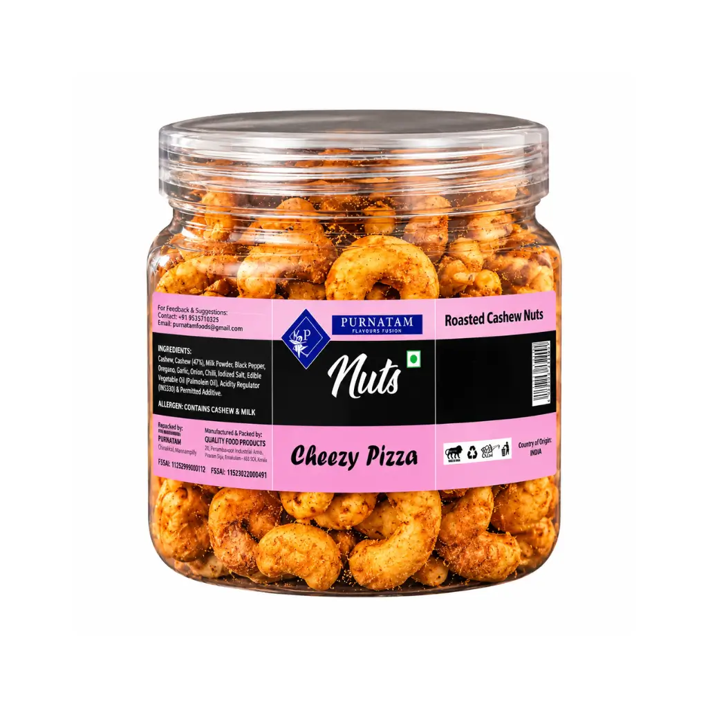 PURNATAM CHEEZY PIZZA CASHEWS 250 GM