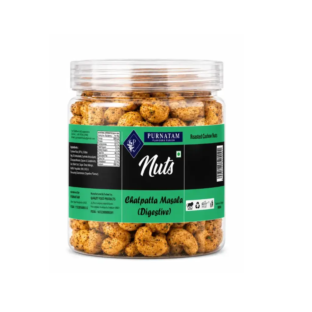 PURNATAM CHATPATTA DIGESTIVE CASHEWS 250 GM