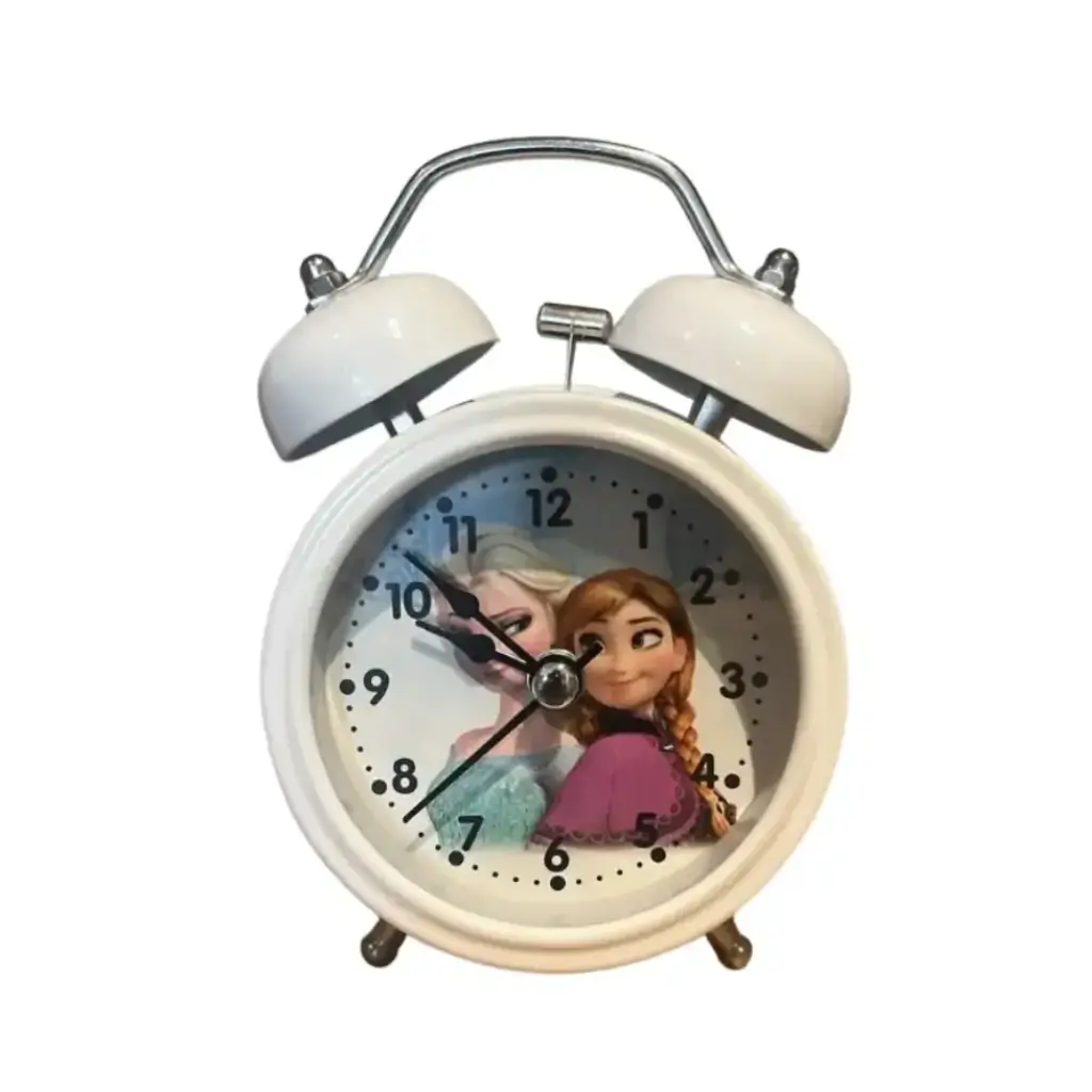 CRAFT TARA RETRO VINTAGE TWIN BELL ALARM CLOCK SET | LOUD ANALOG BESIDE TABLE CLOCK FOR KIDS | STUDENTS & HEAVY SLEEPERS | BATTERY NOT INCLUDED