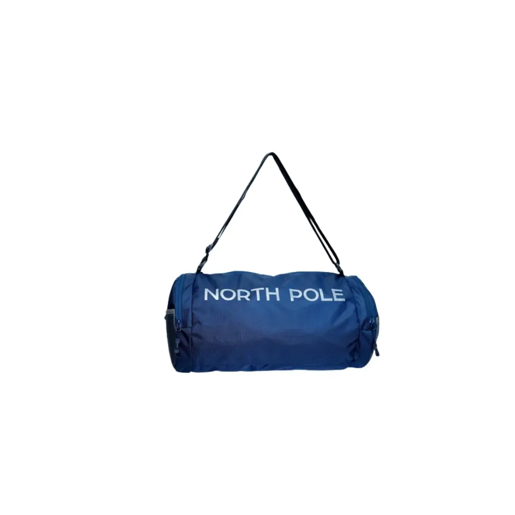 North Pole Gym Bags with Shoe Compartment