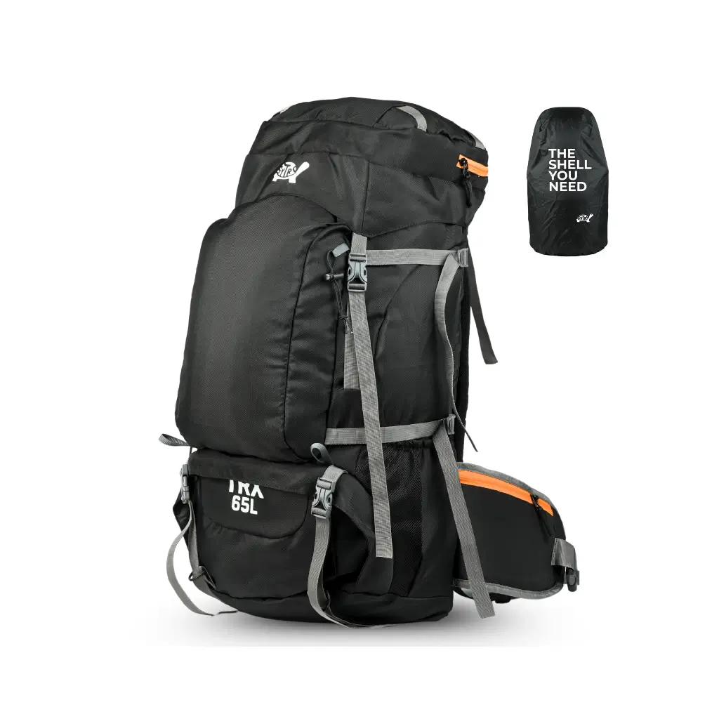 SYTRO BAGS TRX 65L BLACK TREKKING BACKPACK