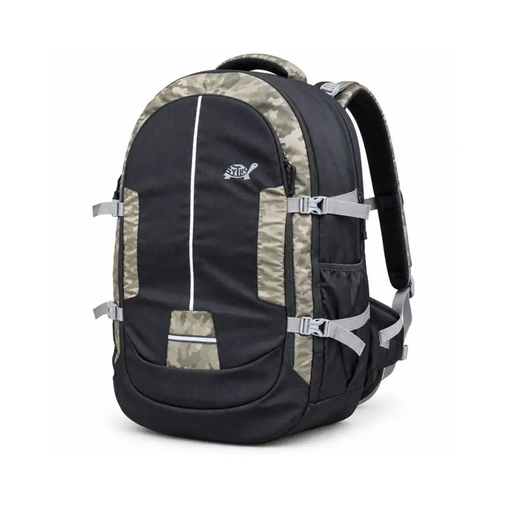 SYTRO BAGS CAMO 60L TREKKING & TRAVEL BACKPACK WITH LAPTOP SLEEVE, WATER-RESISTANT