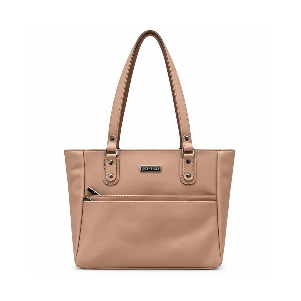 POOJA BAGS CLASSIC FRONT POCKET TOTE SHOULDER HANDBAG | WOMEN’S DAILY & OFFICE USE