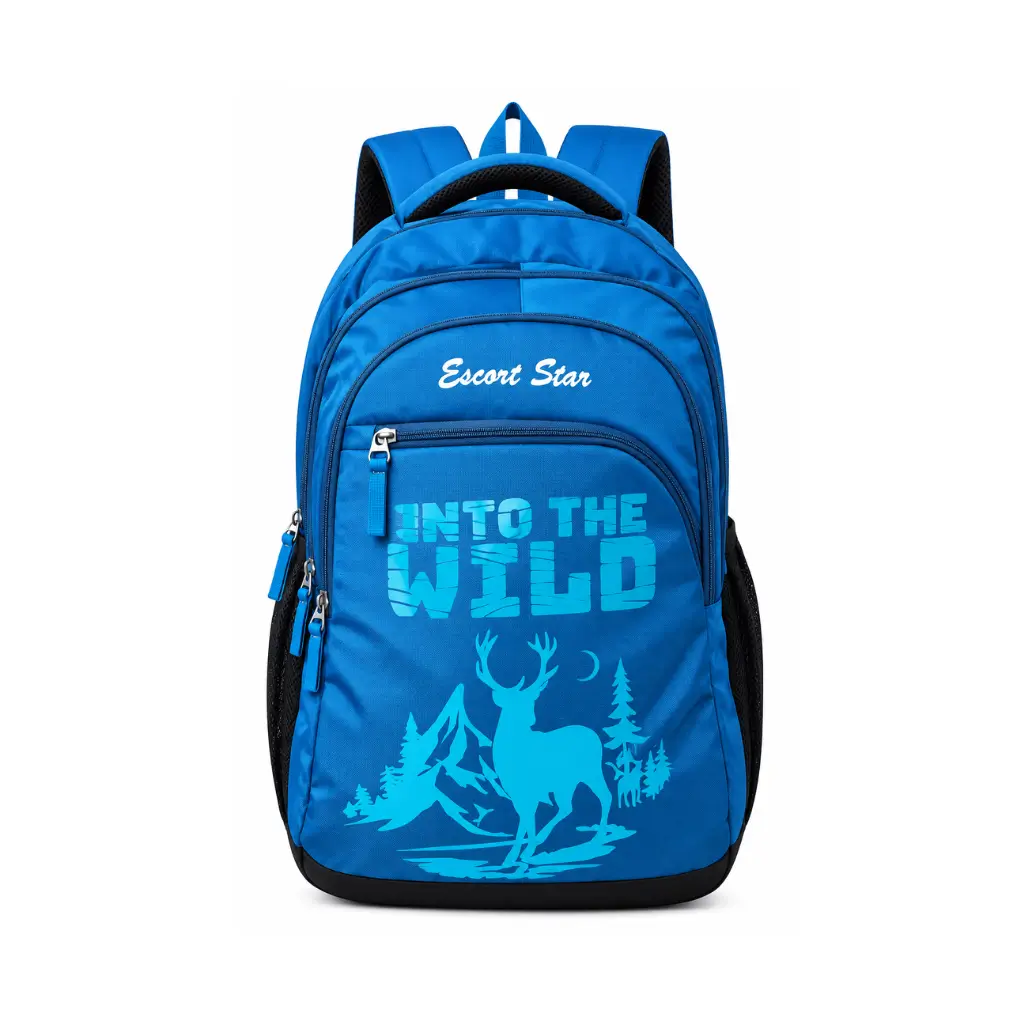 POOJA BAGS ESCORT STAR INTO THE WILD PRINTED BACKPACK | SCHOOL| COLLEGE & DAILY USE