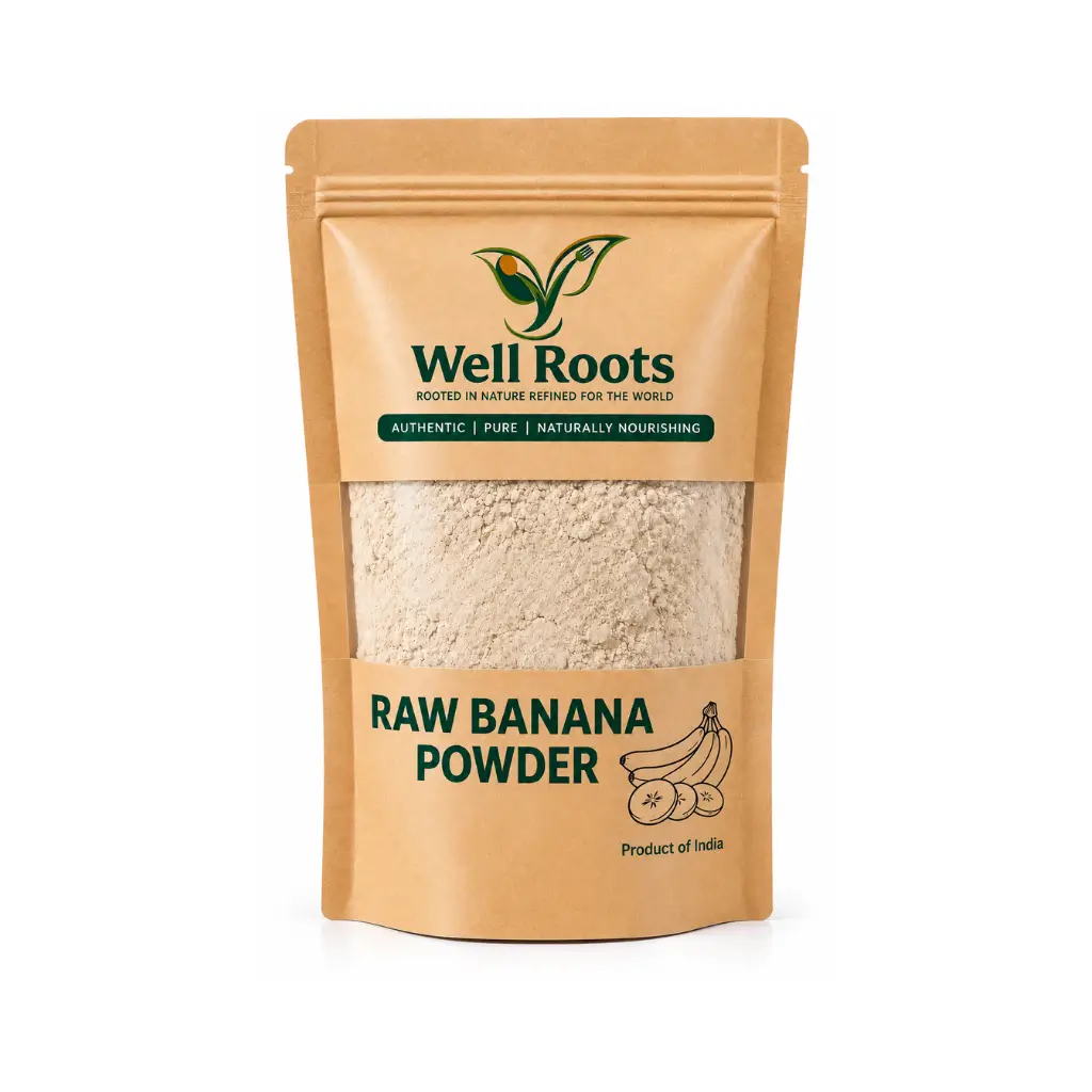 Well Roots Pure Raw Banana Powder