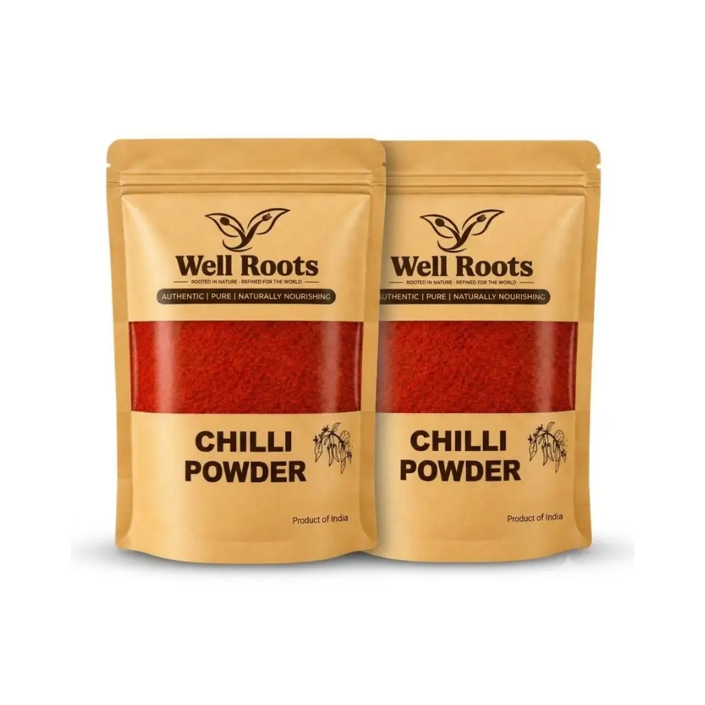 WELL ROOTS DABBY CHILLI POWDER COMBO PACK OF TWO (1 ST QUALITY)