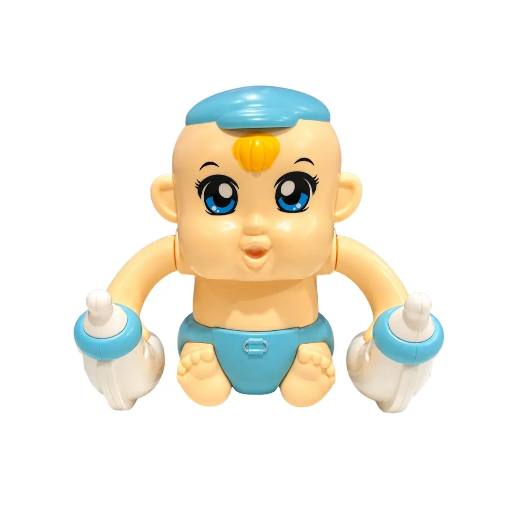 VOICE-CONTROLLED ELECTRIC TUMBLING BABY TOY WITH MUSIC & LIGHTS