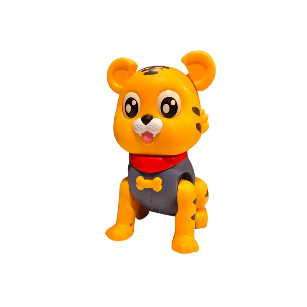 Lumo Lovely Jumping Tiger Musical Toy with Lights & Walking Action
