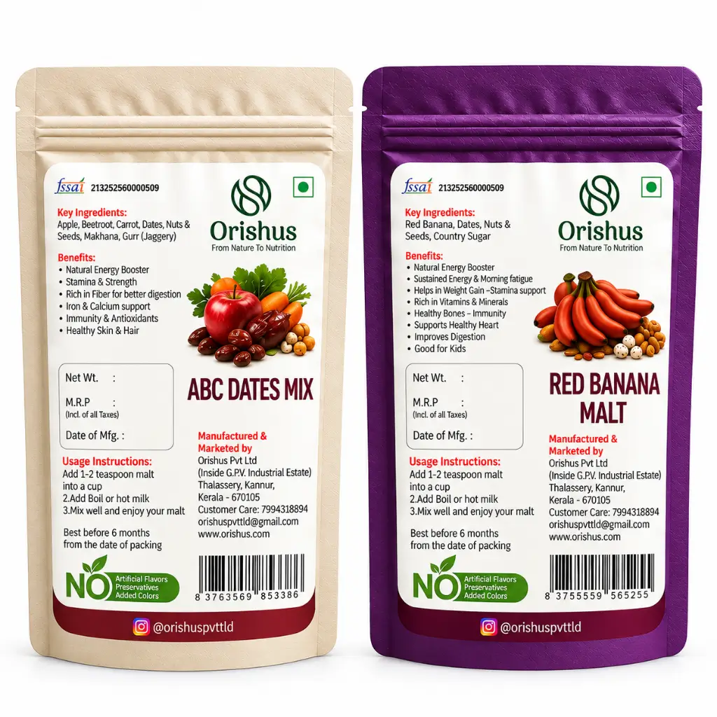 ABC DATES MIX + RED BANANA MALT COMBO | ORISHUS