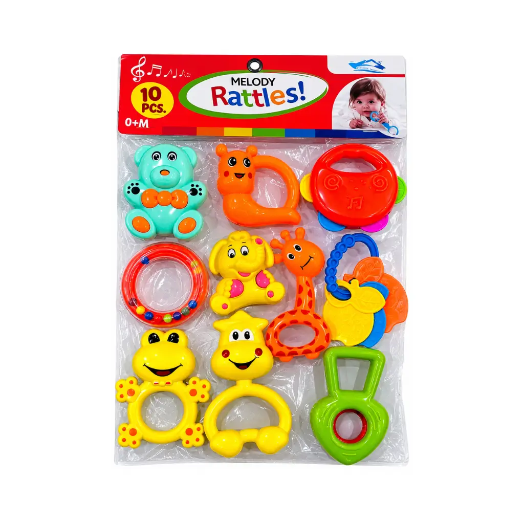 Melody Rattles 10 Piece set