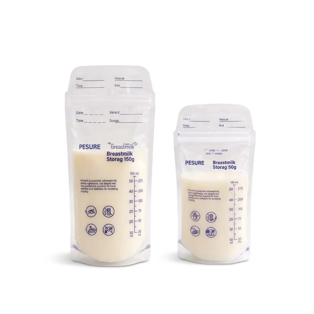 GENERIC BREAST MILK STORAGE BAGS WITH MEASUREMENT MARKINGS PACK OF 60