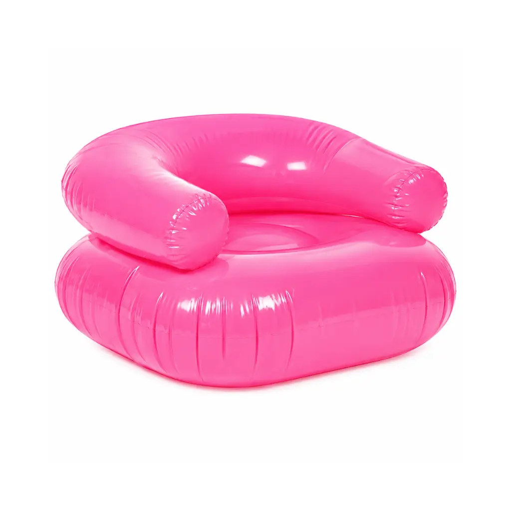 GENERIC INFLATABLE SOFA CHAIR WITH BACKREST & ARMRESTS PINK