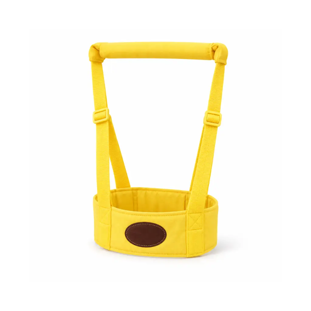 GENERIC BABY WALKING SUPPORT HARNESS WITH PARENT HANDLE | YELLOW |1 PIECE