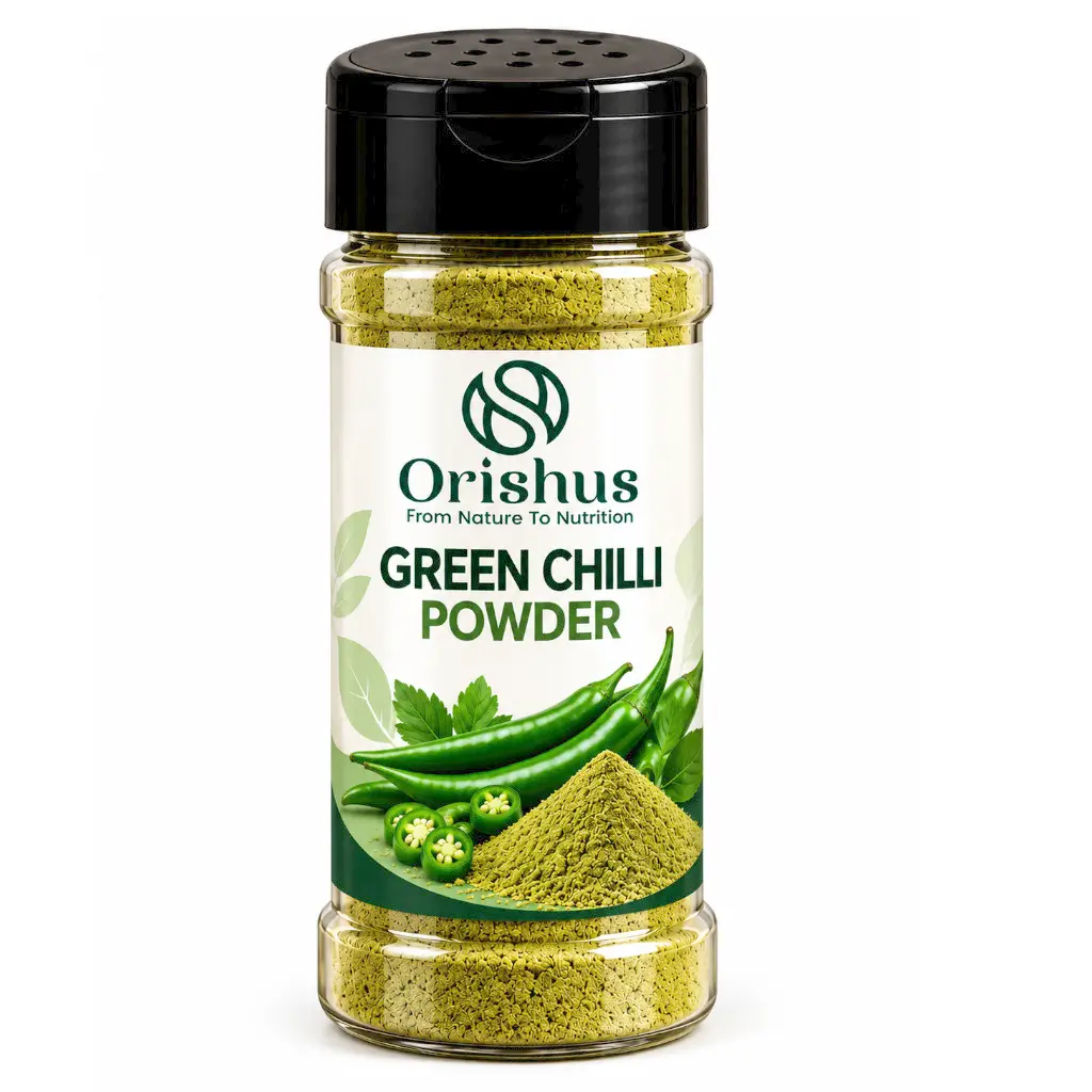 ORISHUS PURE GREEN CHILLI POWDER