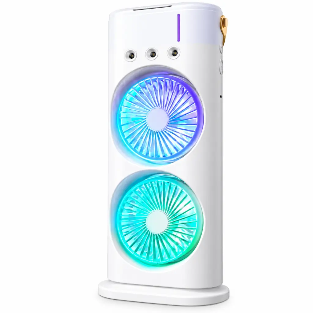 TOUTALY DOUBLE SIDED PORTABLE MIST FAN