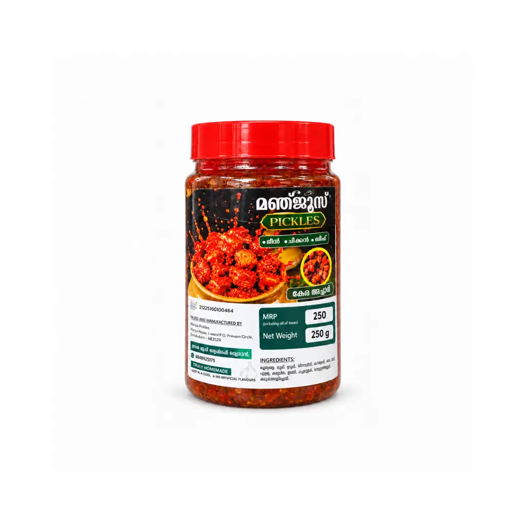 MANJUS HOMEMADE KERA FISH PICKLE 250 GM