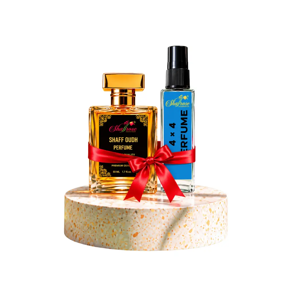 SHAFF OUDH PERFUME 50ML + 4×4 PERFUME 8ML