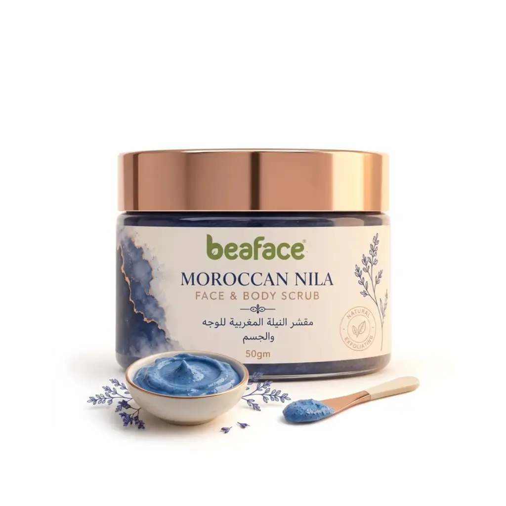 BEAFACE MOROCCAN NILA FACE SCRUB 50GM