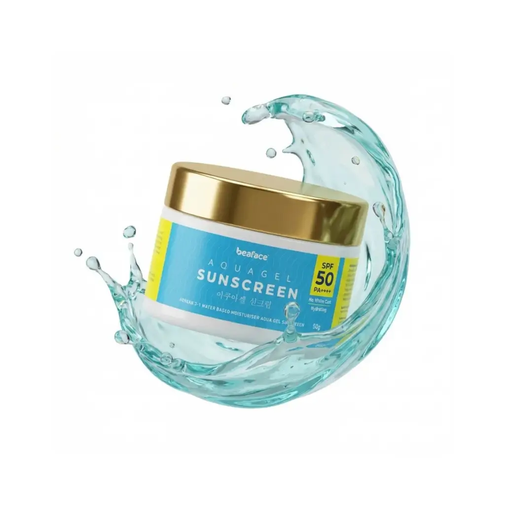 BEAFACE KOREAN SUNSCREEN CLEAR GEL SPF 50+++ UVB & UVA 50GM