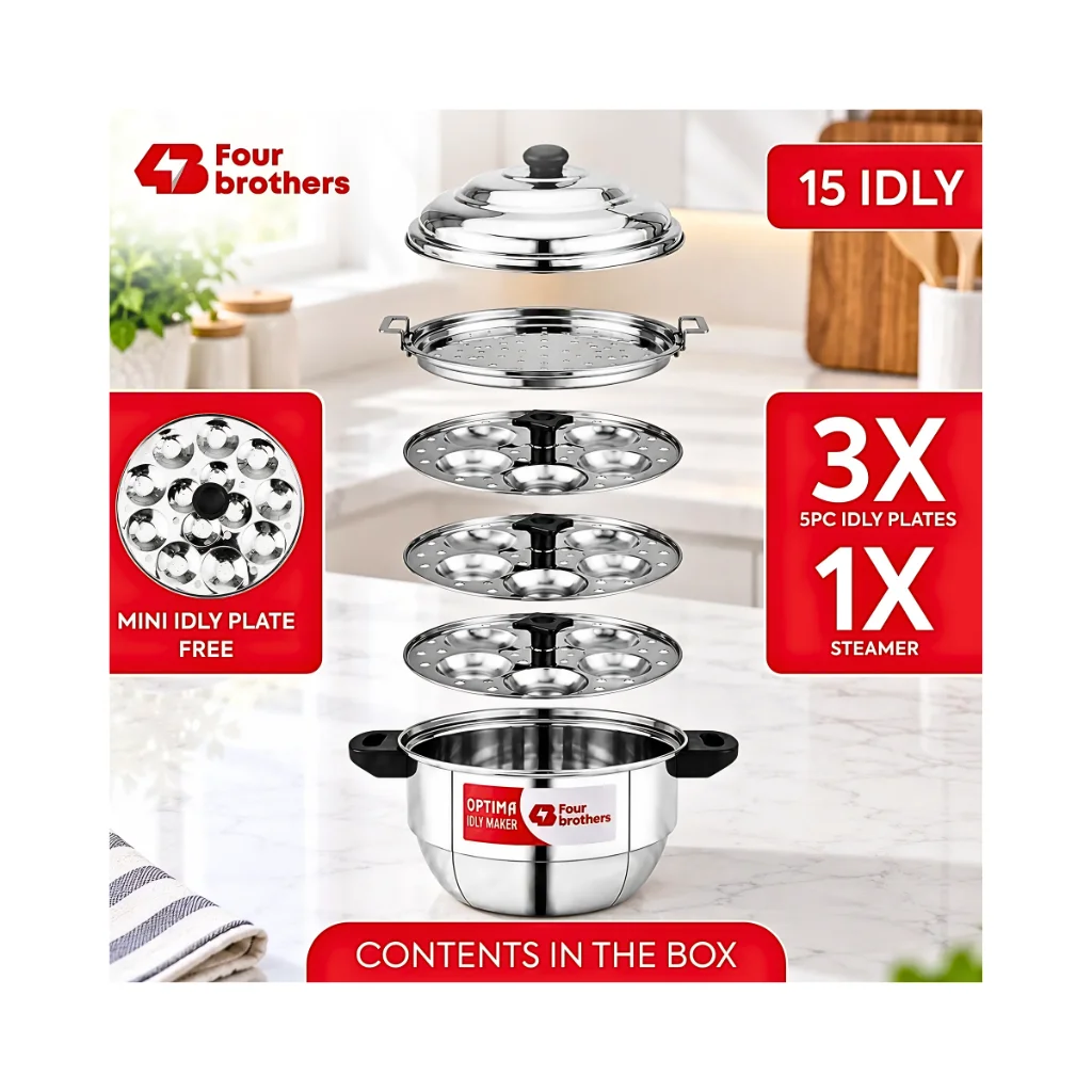 FOUR BROTHERS OPTIMA IDLY MAKER 15 IDLY
