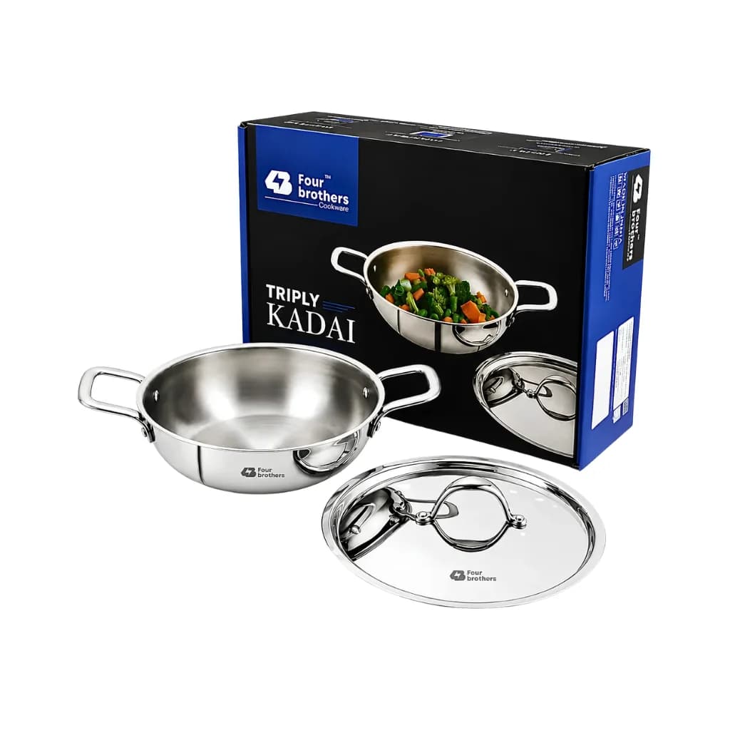 FOUR BROTHERS TRIPLY KADAI 20 CM