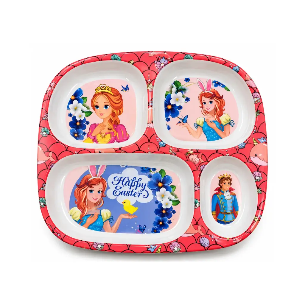 RECON KIDS PLATE 4 PART SQ (10.5*11.5)