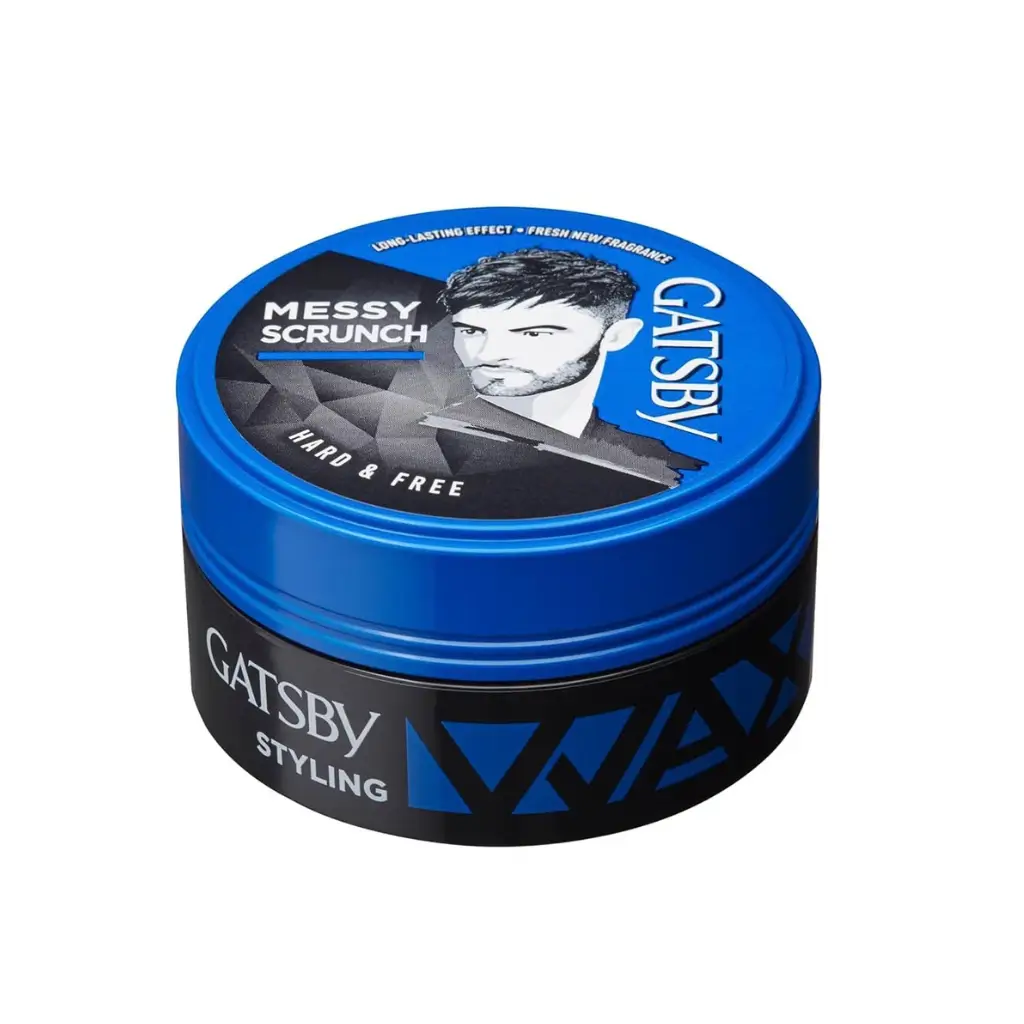 GATSBY STYLING WAX MESSY HAIR HARD & FREE 75 GM