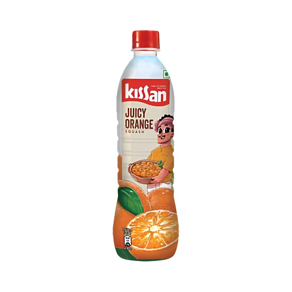 KISSAN ORANGE SQUASH 750 ML