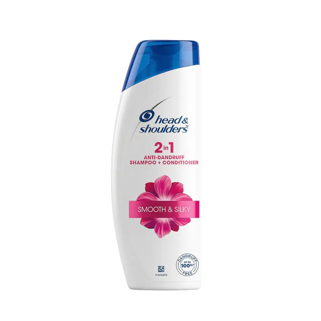 HEAD & SHOULDERS 2 IN 1 SHAMPOO + CONDITIONER SMOOTH & SILKY 72 ML