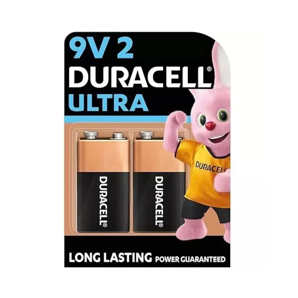 DURACELL ULTRA 9V 2 2 N BATTERIES