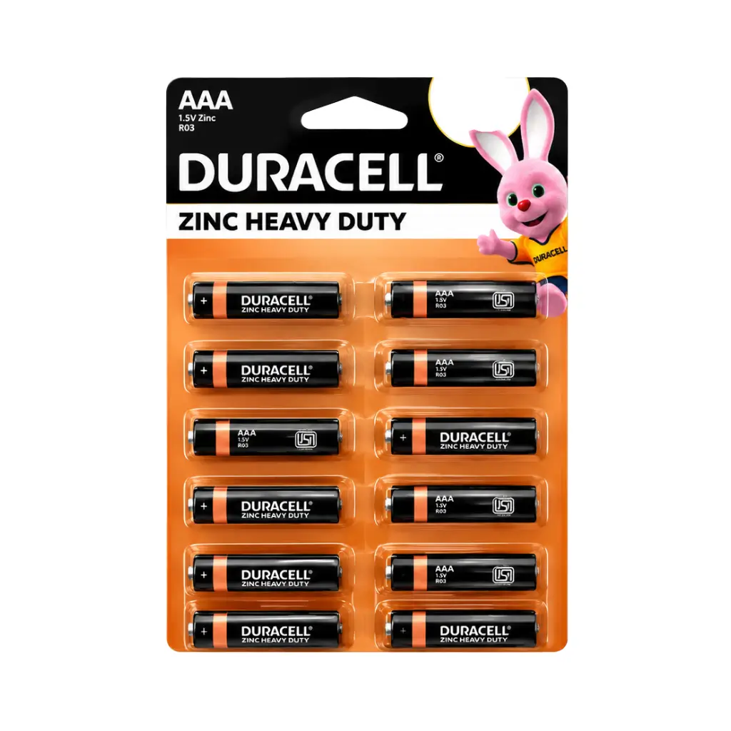 DURACELL ZINC HEAVY DUTY AA 1.5V ZINC 15/-