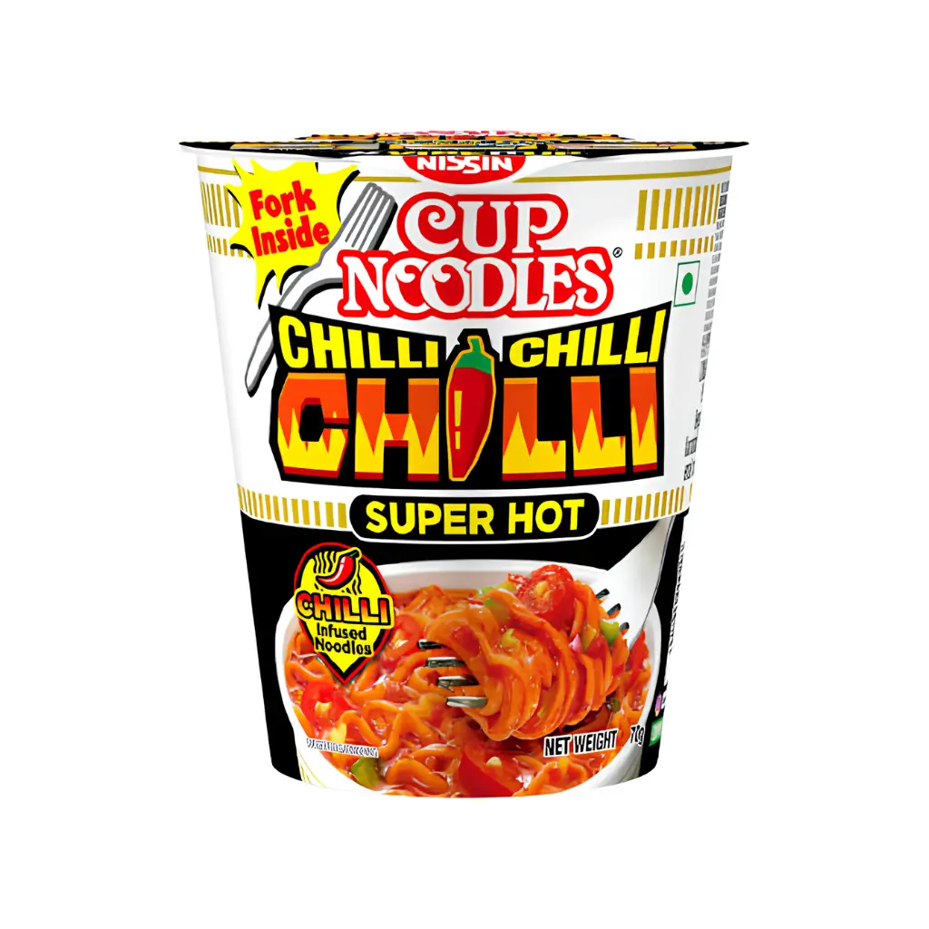 NISSIN CUP NOODLES CHILLI SUPER HOT 70 GM