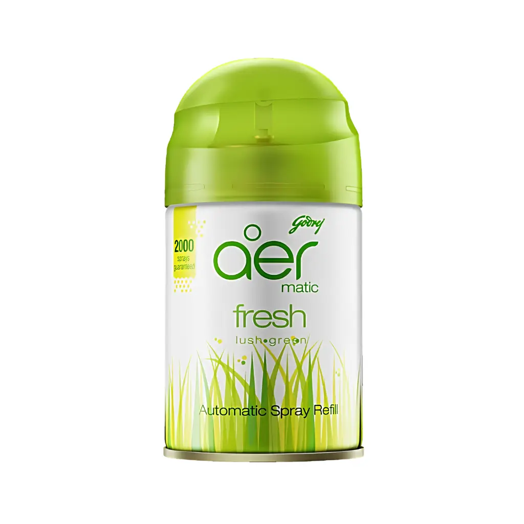 GODREJ AER MATIC FRESH LUSH GREEN AUTOMATIC SPRAY REFILL 210 ML